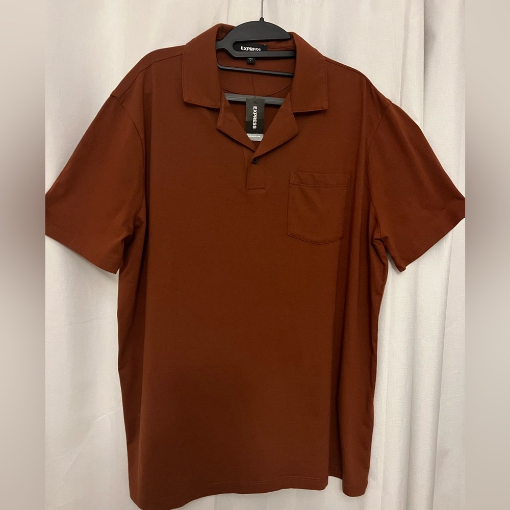 Express Men’s pullover collared shirt